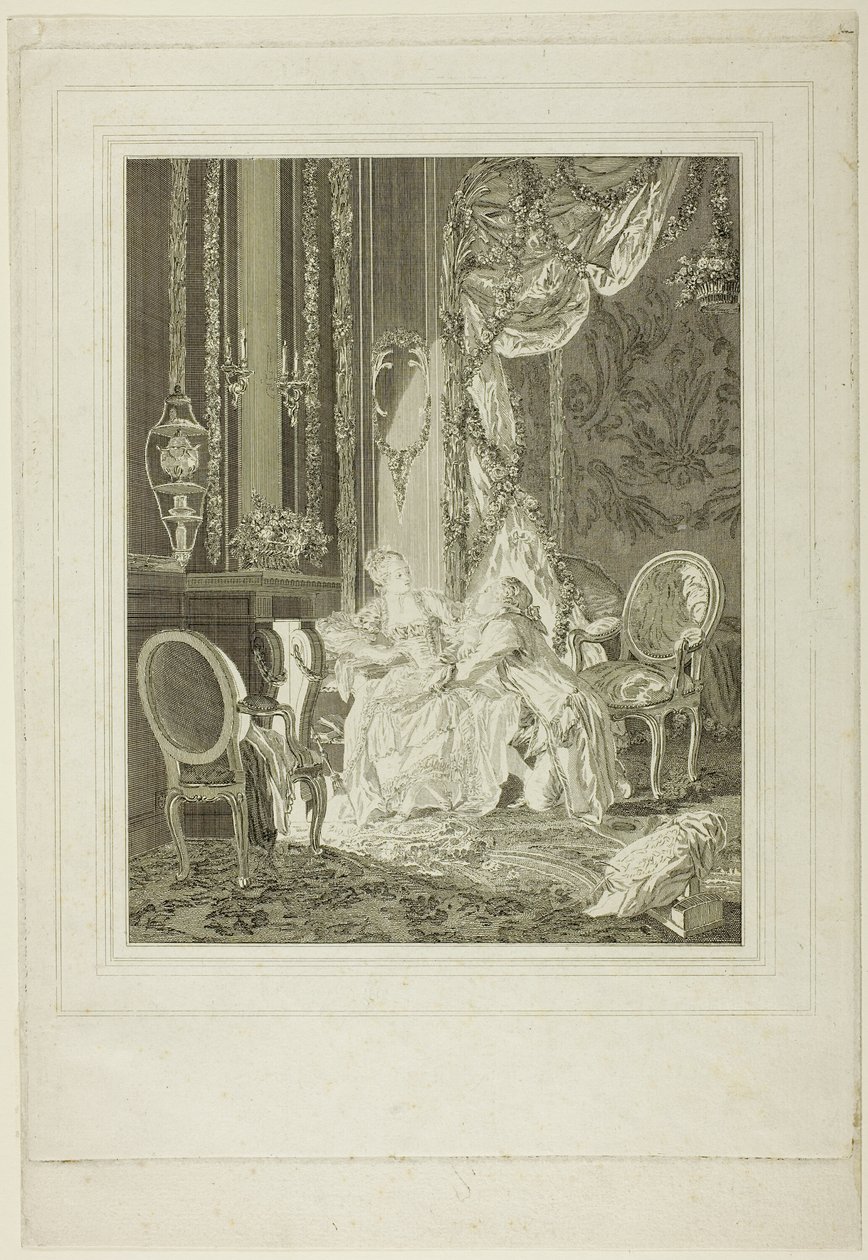 Die Gefahr des privaten Gesprächs von Jean Baptiste Blaise Simonet