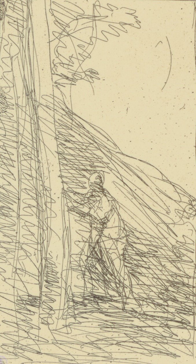 Kritzelei von Jean Baptiste Camille Corot