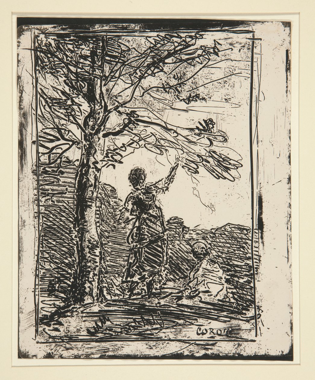 Das junge Mädchen und der Tod von Jean-Baptiste-Camille Corot