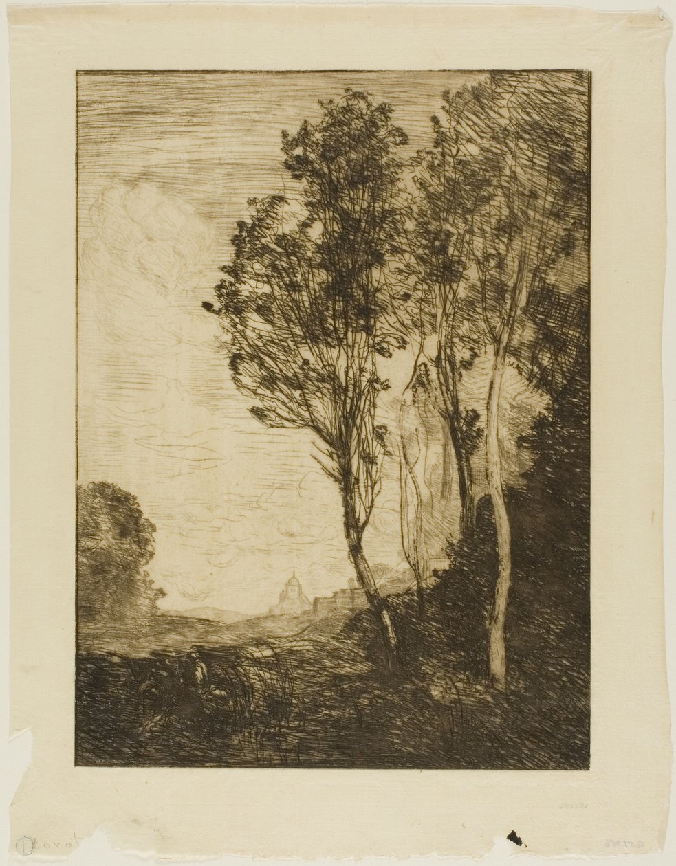 Erinnerung an Italien von Jean Baptiste Camille Corot