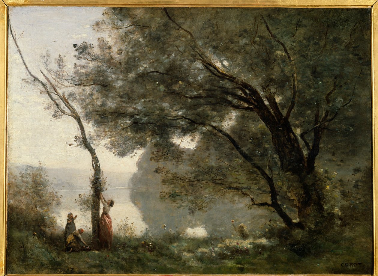 Erinnerung an Mortefontaine von Jean Baptiste Camille Corot