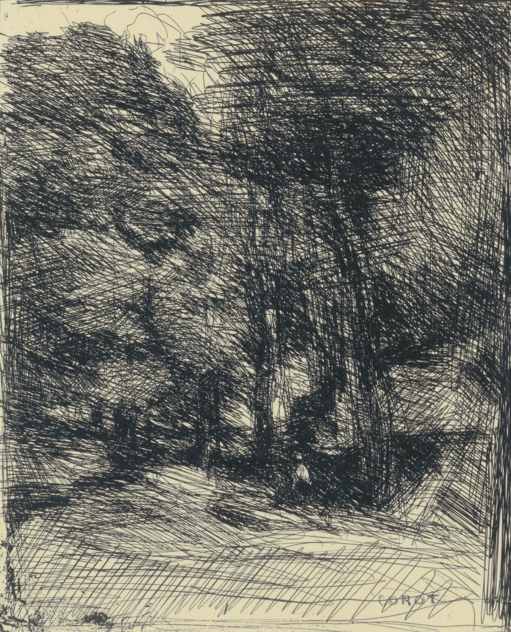 Souvenir du Bas-Bréau von Jean Baptiste Camille Corot