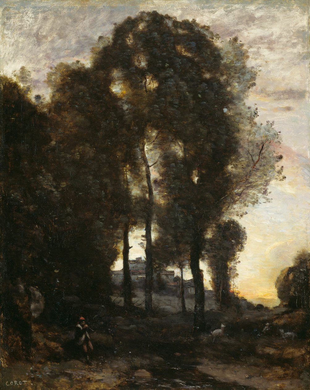 Erinnerung an Italien von Jean Baptiste Camille Corot