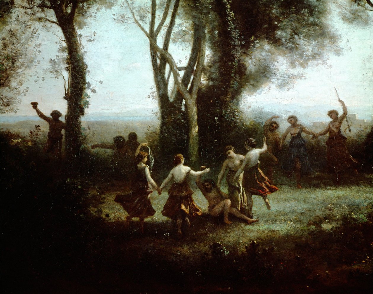 Der Tanz der Nymphen von Jean-Baptiste-Camille Corot