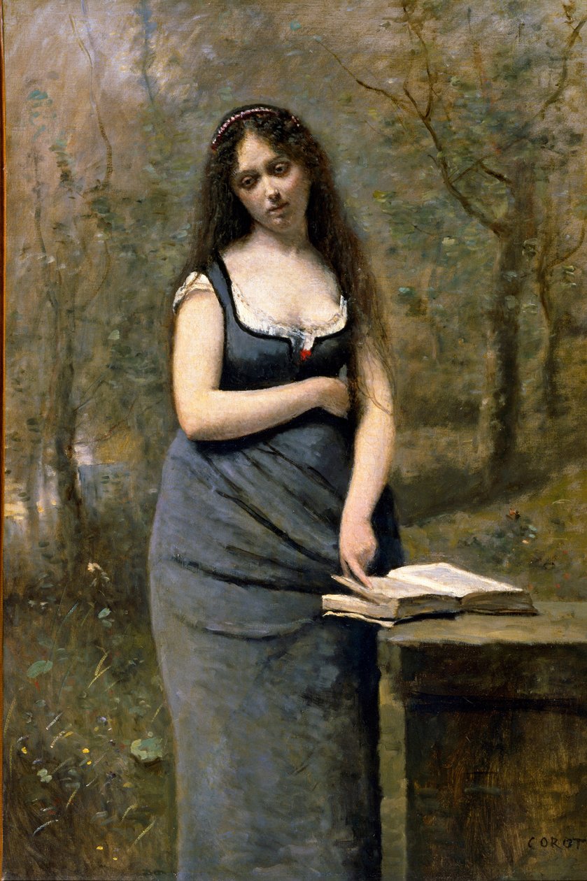Velleda von Jean Baptiste Camille Corot