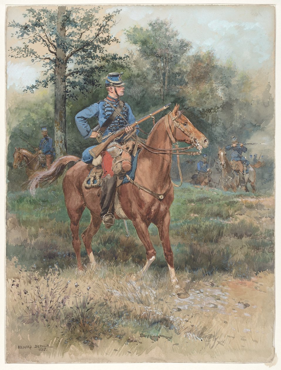 Reiter (Soldat zu Pferd) von Jean Baptiste Edouard Detaille