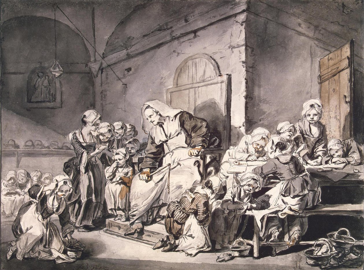 Schullehrer von Jean Baptiste Greuze