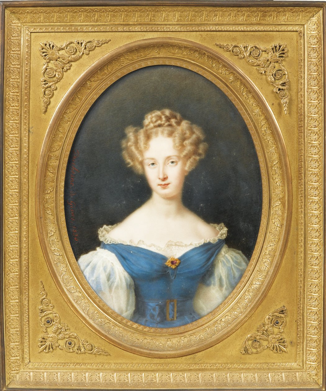 Prinzessin Louise von Orléans 1812-1850, später Königin der Belgier, 1830 von Jean Baptiste Joseph Duchesne