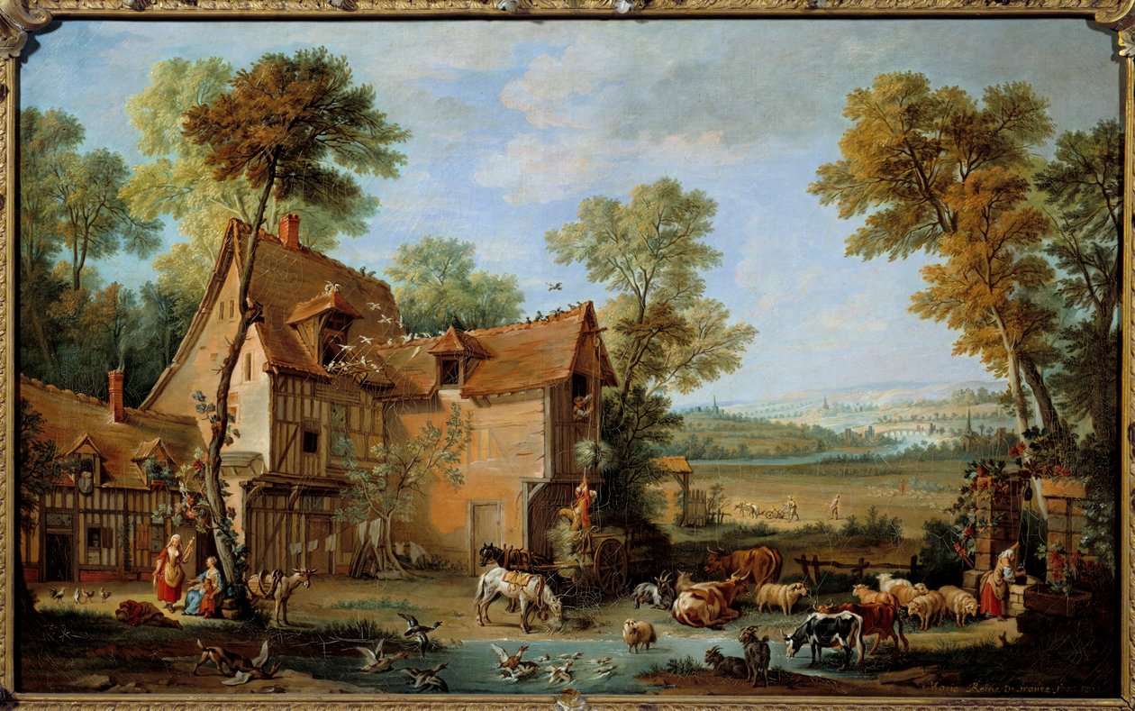 Der Bauernhof von Jean Baptiste Oudry