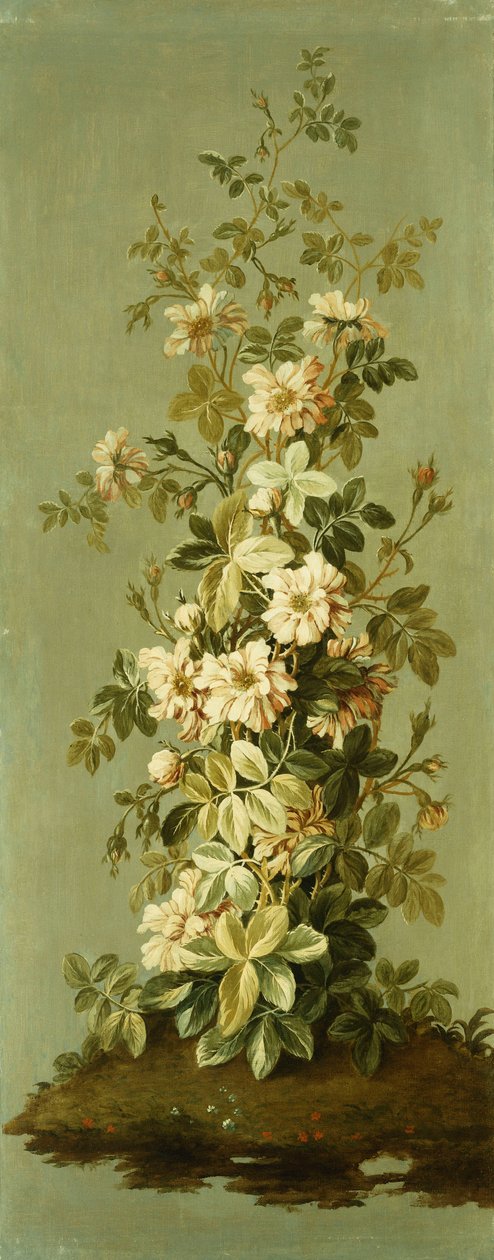 Dekorative Paneele mit Blumen von Jean Baptiste Pillement
