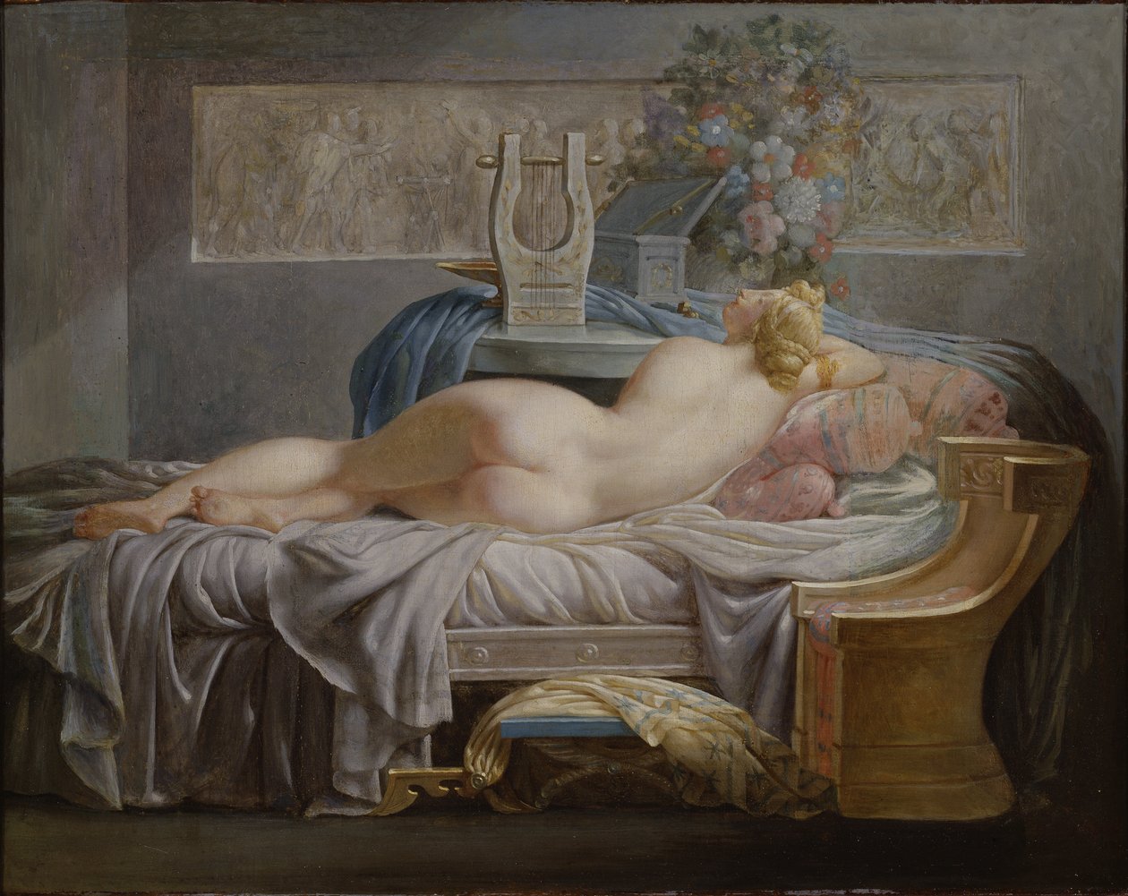 Sappho (630-580 v. Chr.) von Jean Baptiste Regnault