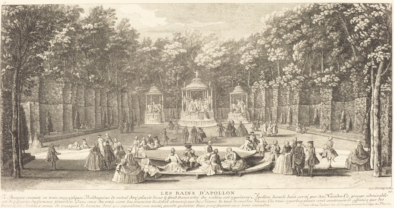 Die Bäder des Apollon von Jean Baptiste Rigaud