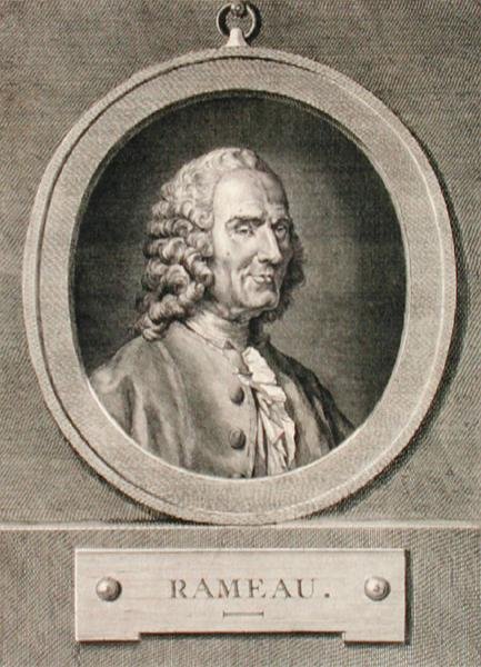 Porträt von Jean Philippe Rameau, graviert von Benoist von Jean Bernard (after) Restout