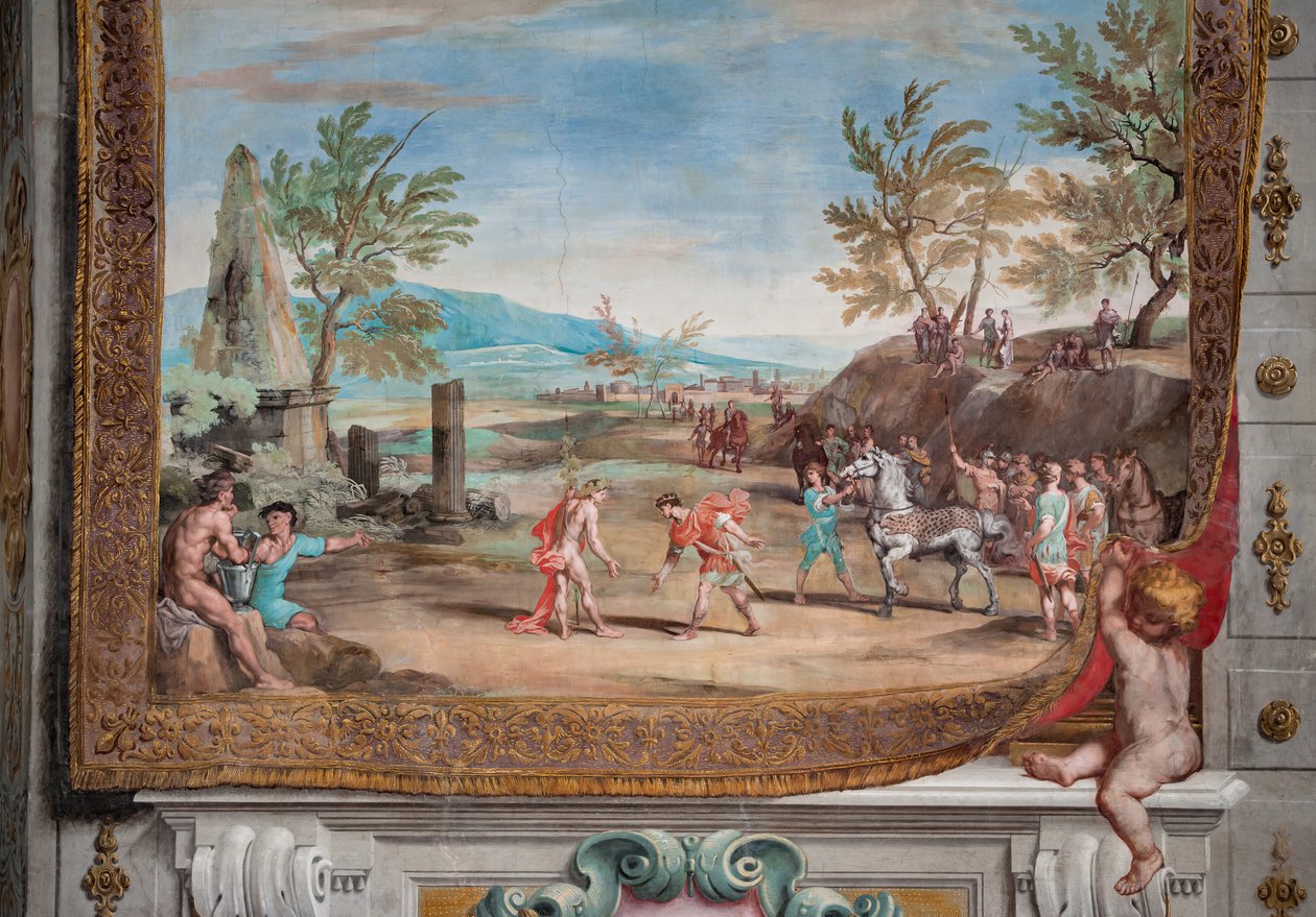 Das Treffen in Ägypten von Proteus, König von Memphis, mit Bacchus von Jean Boulanger