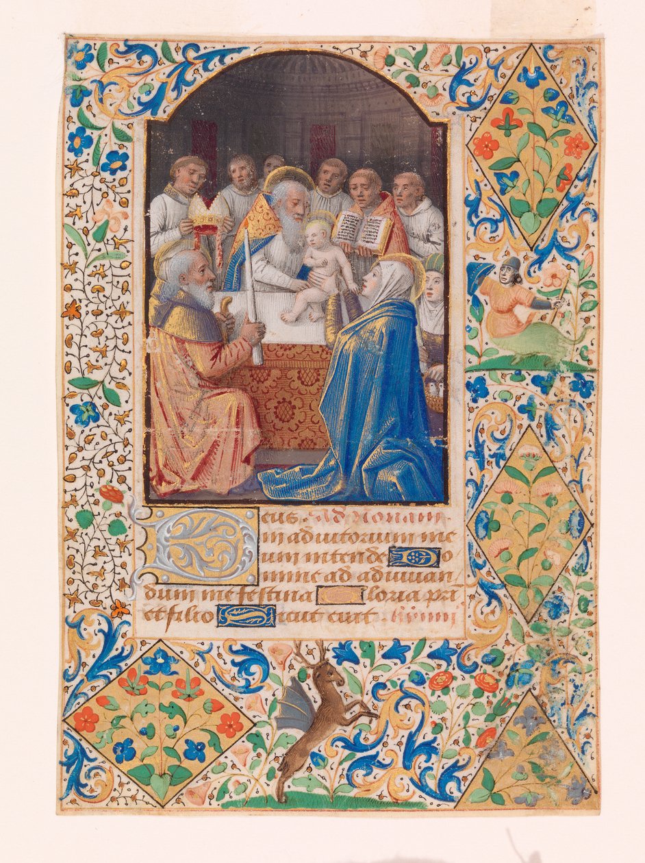Die Beschneidung Christi, aus einem Stundenbuch von Jean Bourdichon