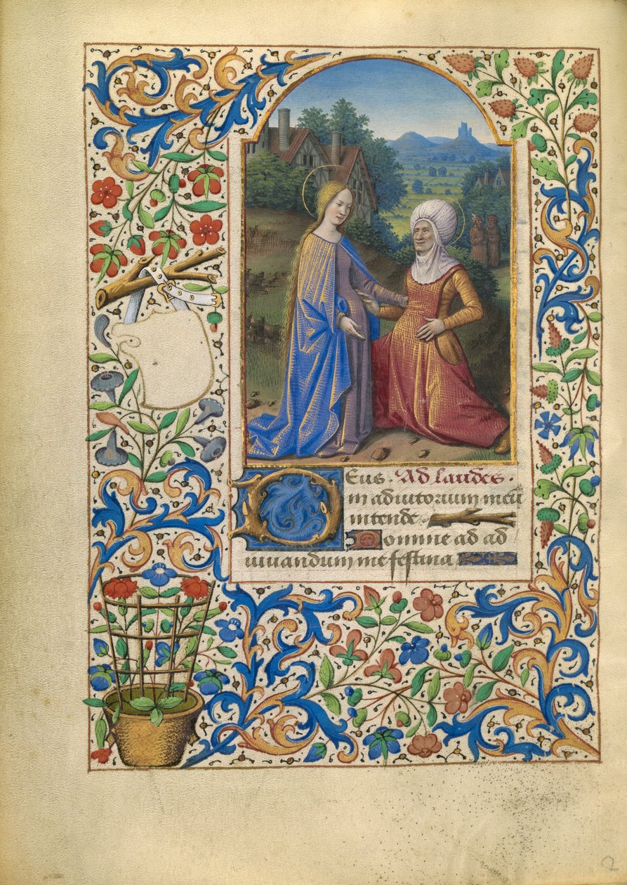 Die Heimsuchung von Jean Bourdichon