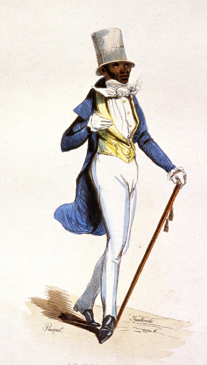 Ein Mulatte in den französischen Antillen, um 1850 von Jean Charles (1800 79) Pauquet