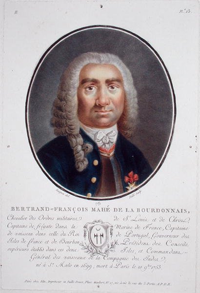 Bertrand-Francois Mahe de la Bourdonnais (1699-1753) aus 