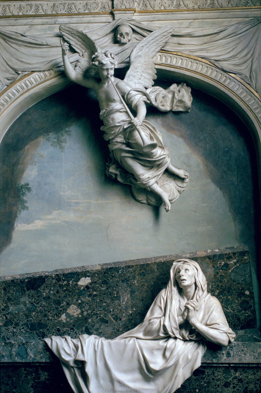 Grab von Julienne Le Be, nach Zeichnungen von Charles Le Brun (1619-90), ca. 1668-90 von Jean Collignon