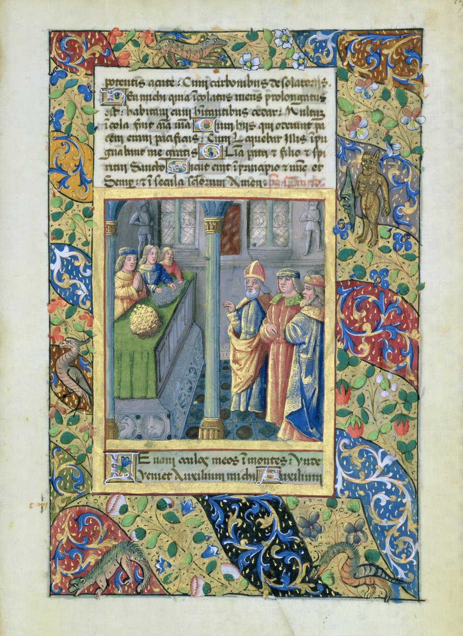 Der Orden vom Goldenen Vlies aus den Stundenbuch von Louis d