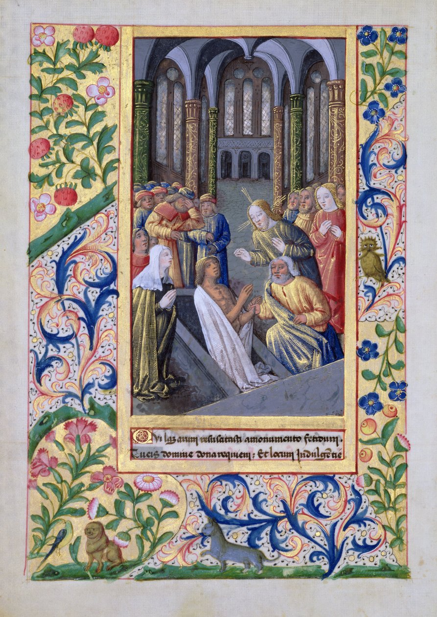 Auferweckung des Lazarus, aus dem 