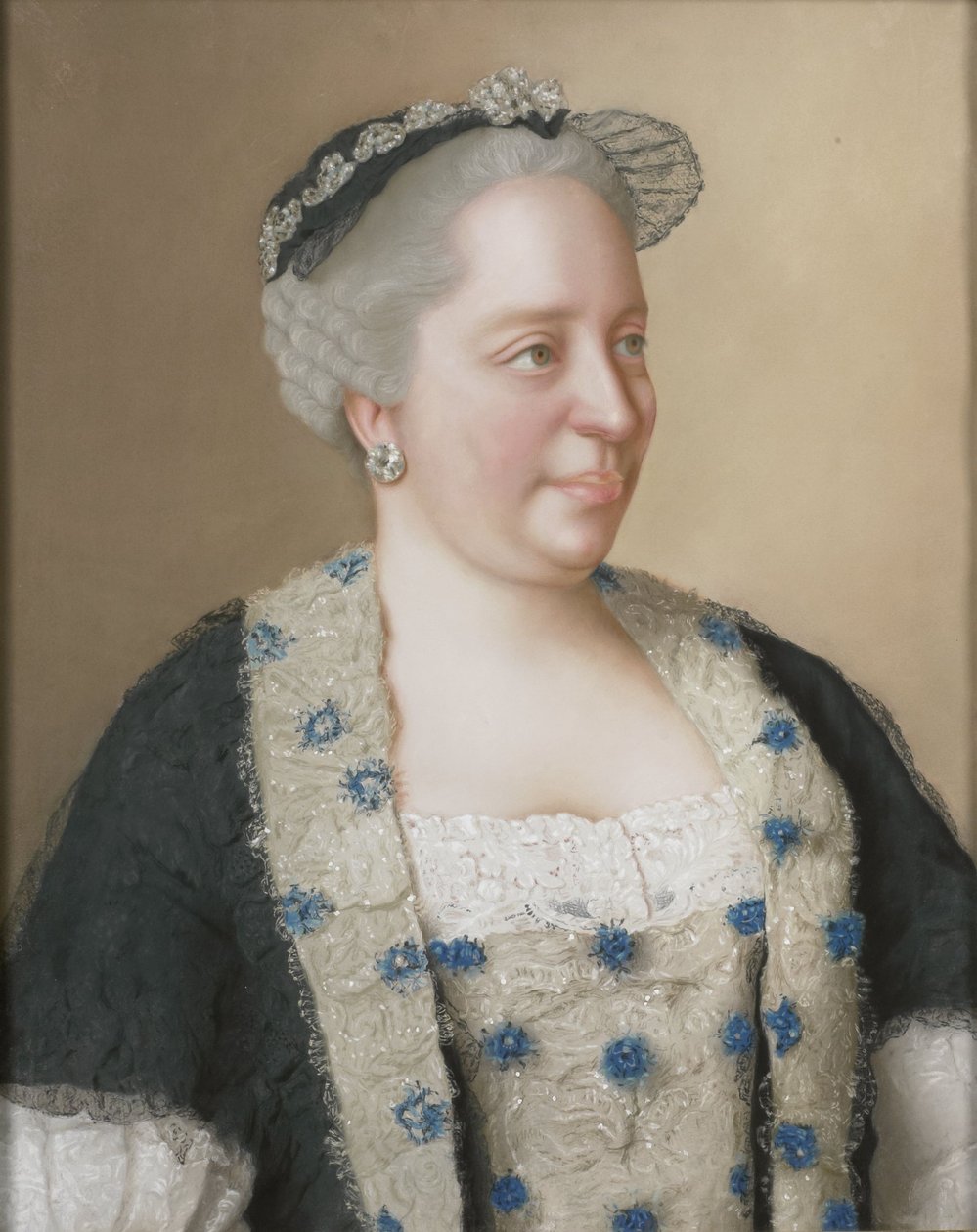 Porträt der Kaiserin Maria Theresia von Österreich (1717-1780) von Jean Étienne Liotard
