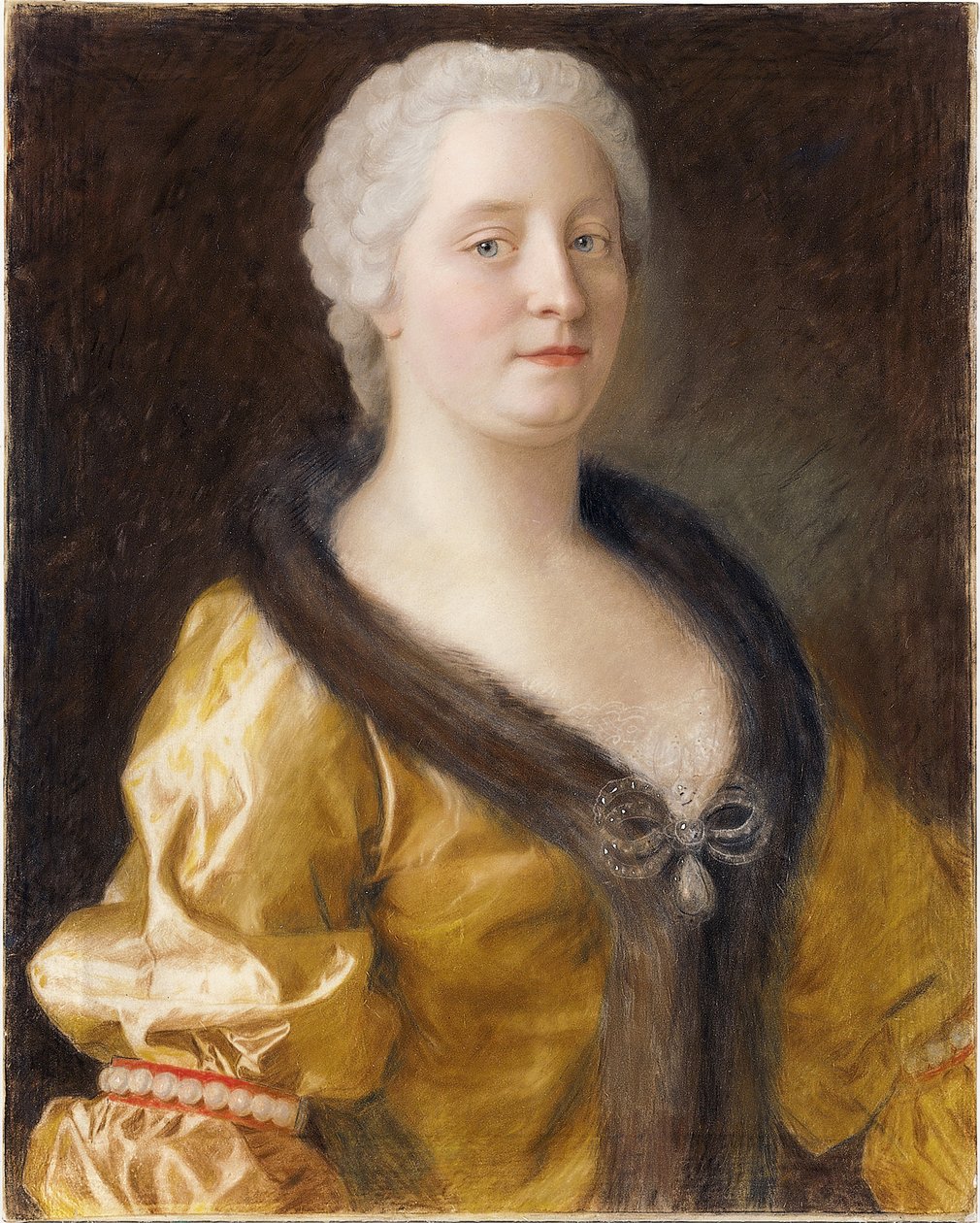 Porträt der Kaiserin Maria Theresia von Österreich von Jean Étienne Liotard