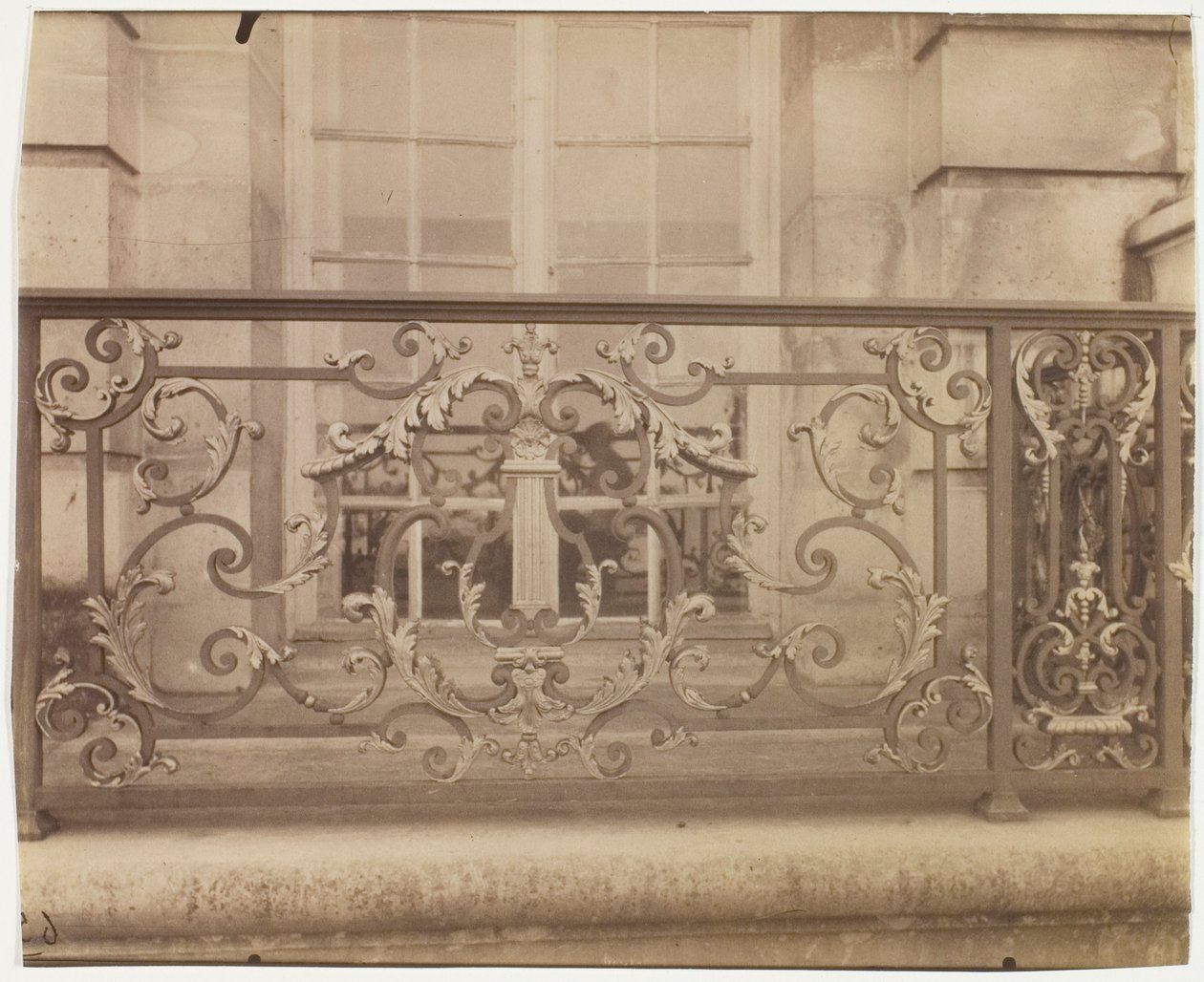 Versailles, Gitter des Schlosses von Jean Eugène Auguste Atget