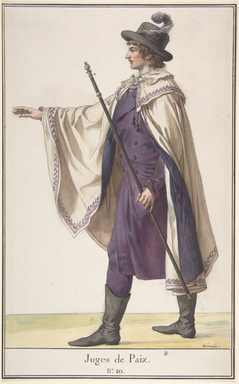 Ein Friedensrichter, ca. 1798-99 von Jean Francois Leonor Merimee