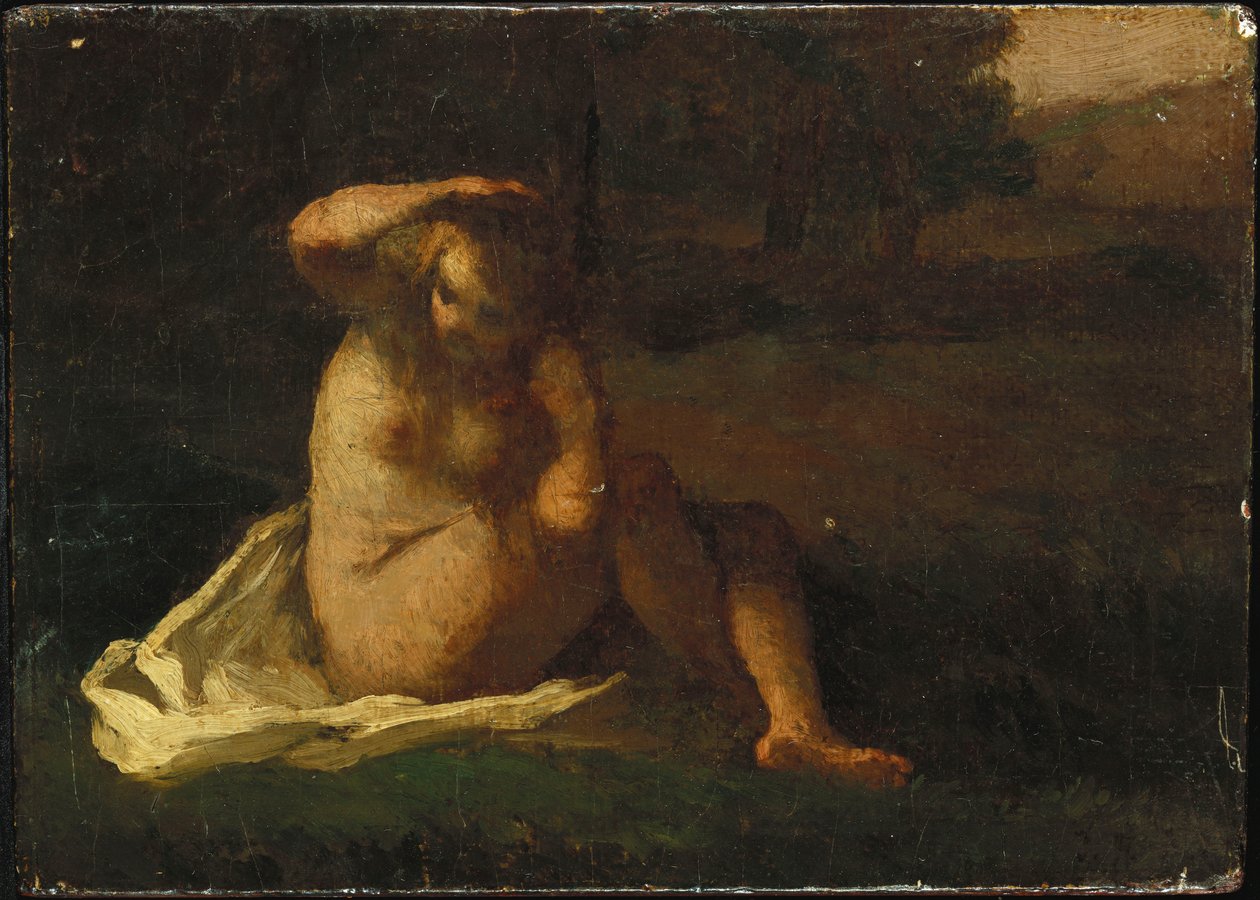 Der Badende von Jean-Francois Millet