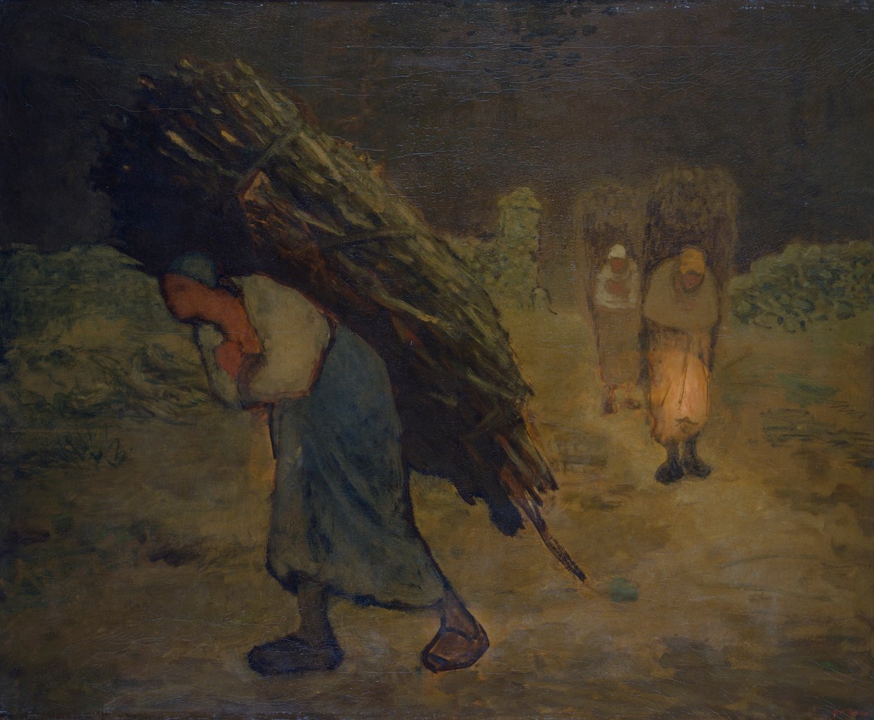 Winter - Die Holzsammler von Jean-Francois Millet