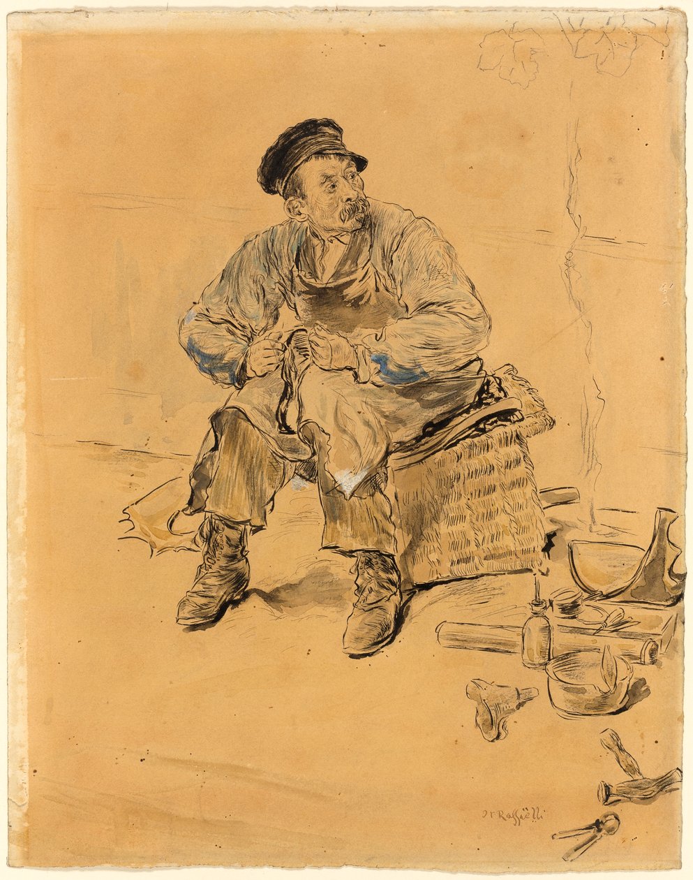 Ein Schuster von Jean Francois Raffaelli