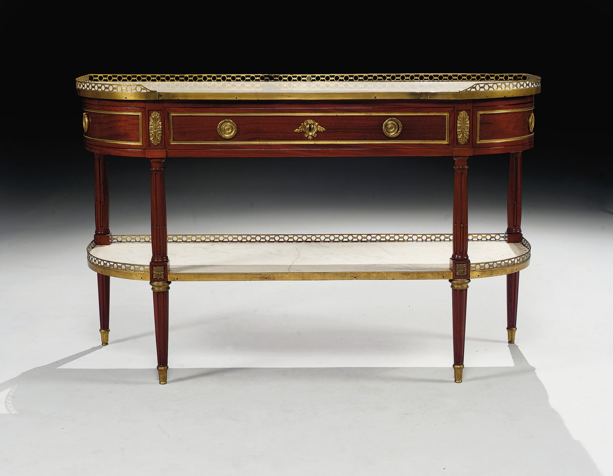 Louis XVI Konsole Desserte von Jean Frederic Birckel