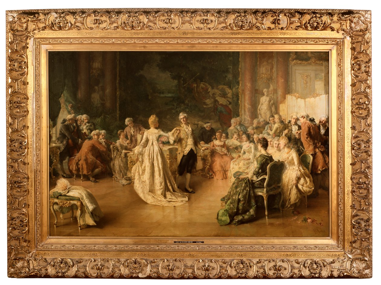 Das Menuett von Jean Guillaume (1858 1931) Rosier