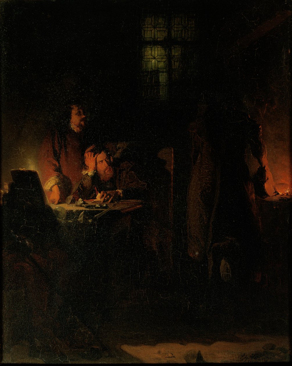 Ein Alchemist auf der Suche nach dem Stein der Weisen, 1848 von Jean Hegesippe Vetter