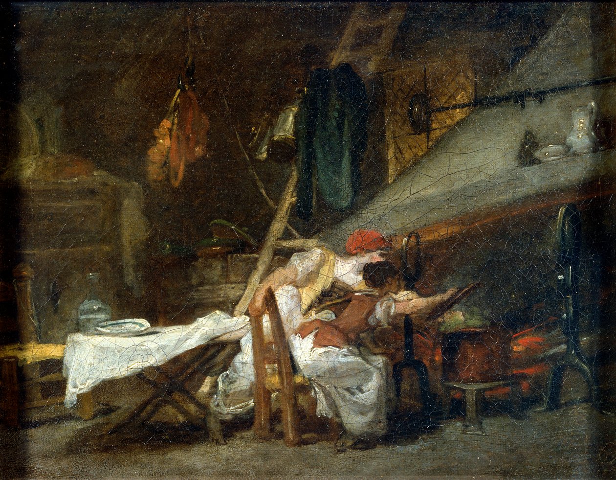 Am Herd von Jean-Honore Fragonard