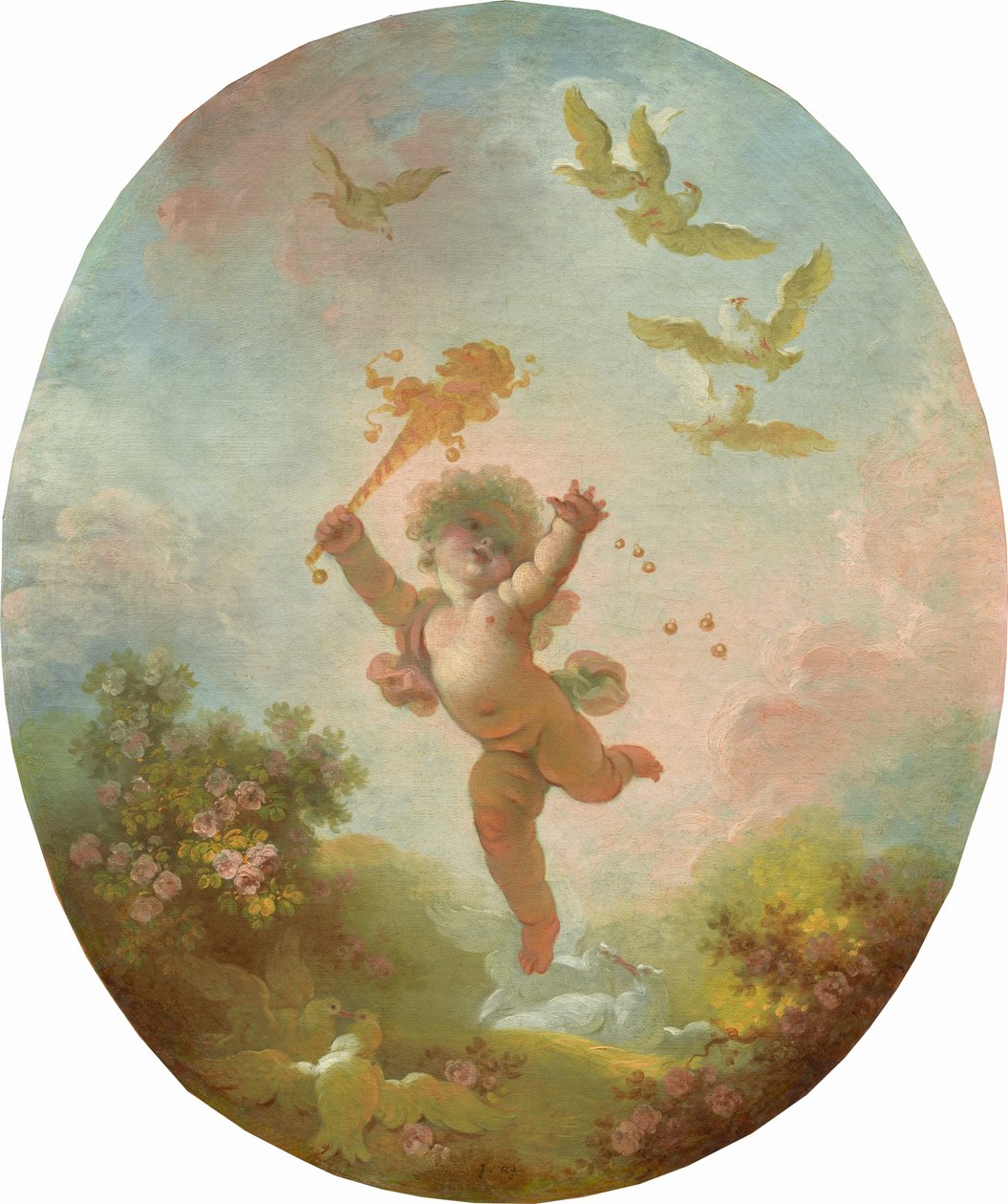 Liebe als Torheit von Jean-Honore Fragonard