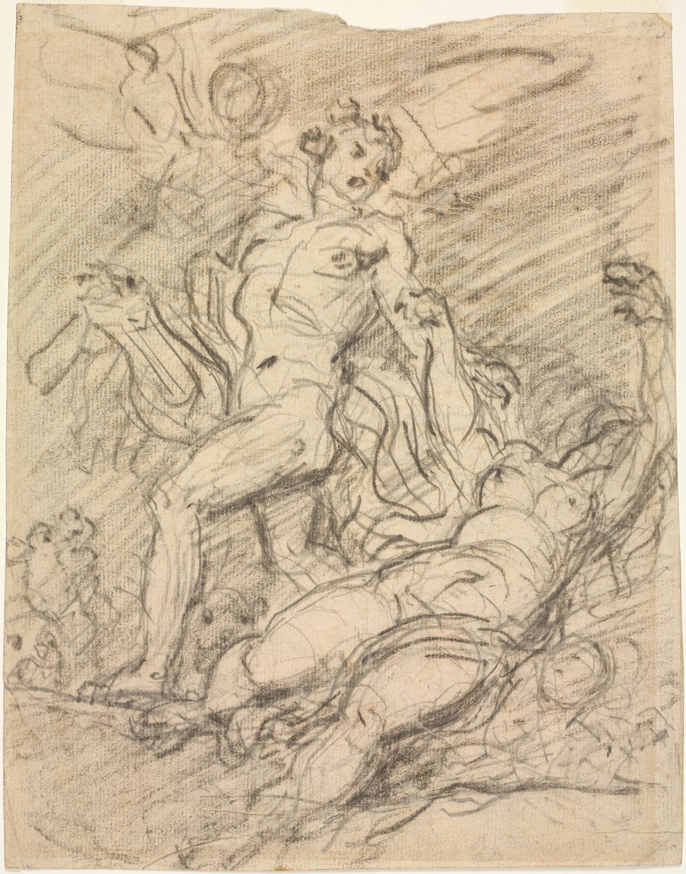 Orpheus und Eurydike, um 1761 von Jean Honore Fragonard