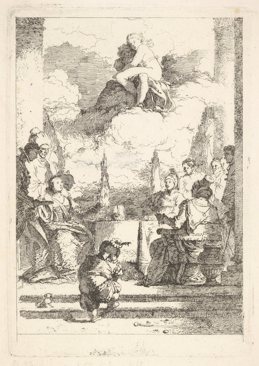 Das Bankett von Antonius und Kleopatra, ca. 1764 von Jean Honore Fragonard