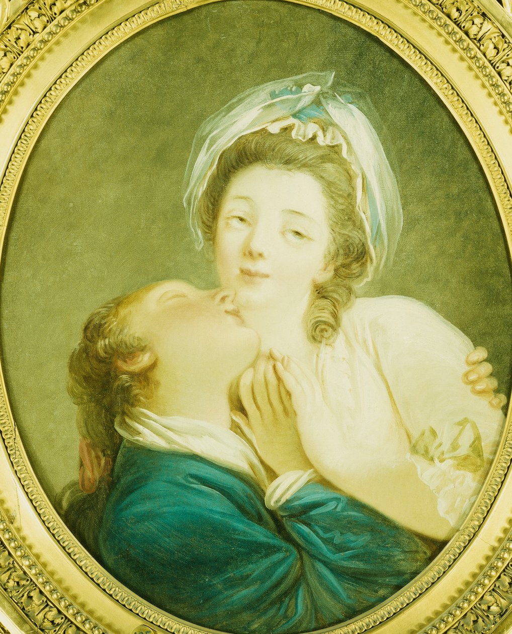 Junge Liebende von Jean-Honore Fragonard