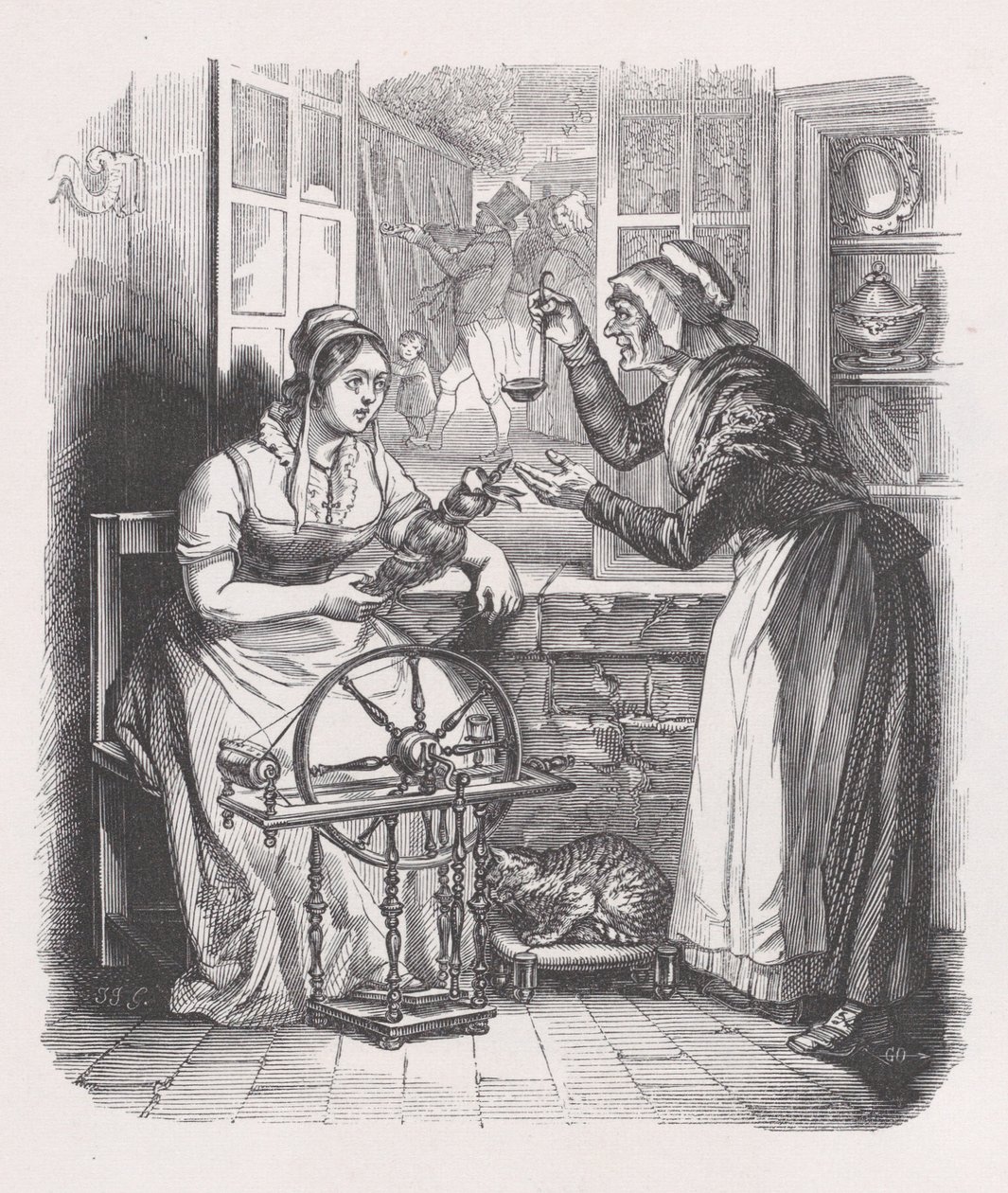 Der Kriegsgefangene aus den Gesammelten Werken von Béranger, 1836 von Jean Ignace Isidore Gérard