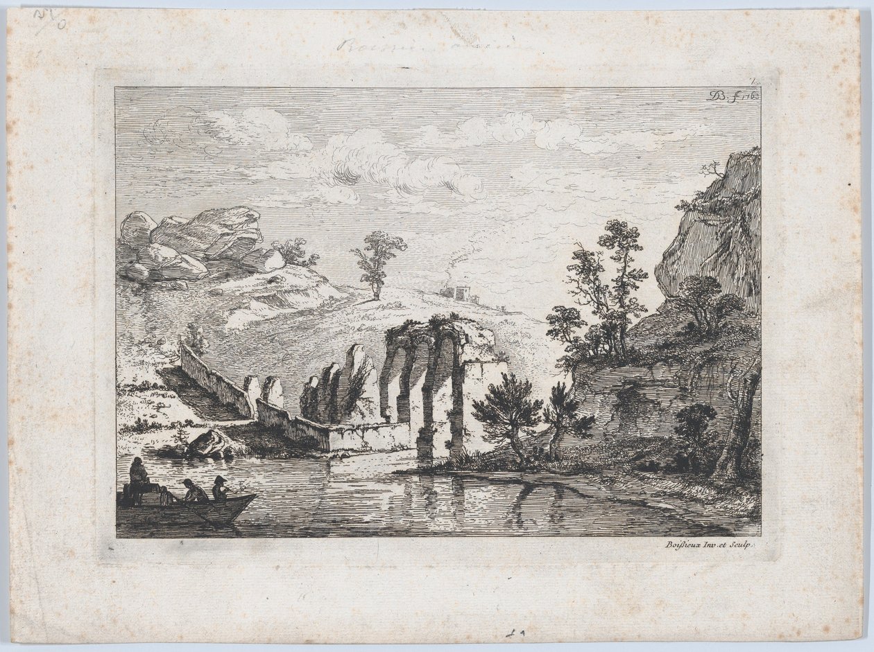Ruinen eines Aquädukts, 1763 von Jean Jacques de Boissieu