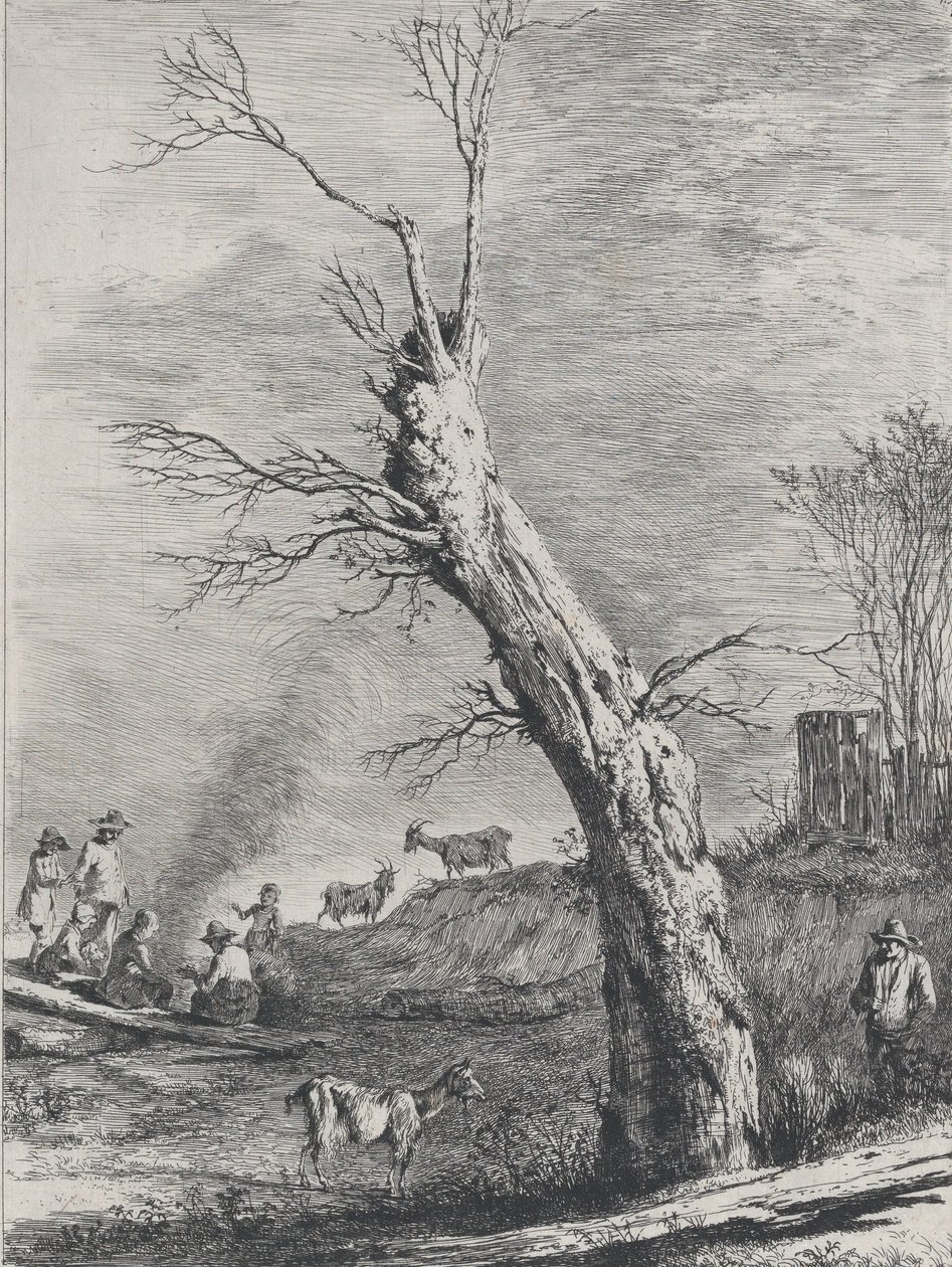 Winter, nach einer Zeichnung in Saint-Chamond, 1795 von Jean Jacques de Boissieu