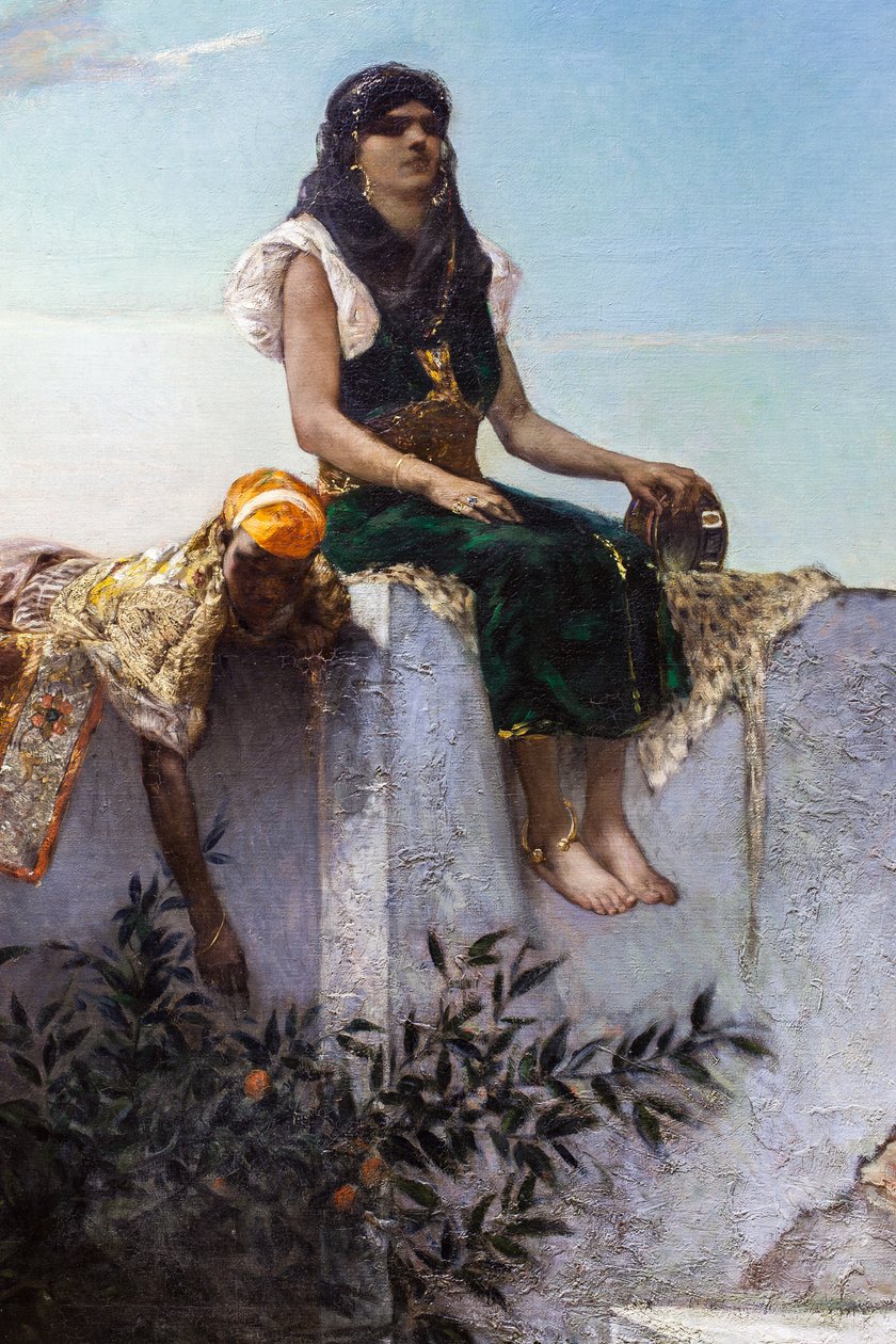Abend auf den Terrassen (Marokko) von Jean Joseph Benjamin Constant
