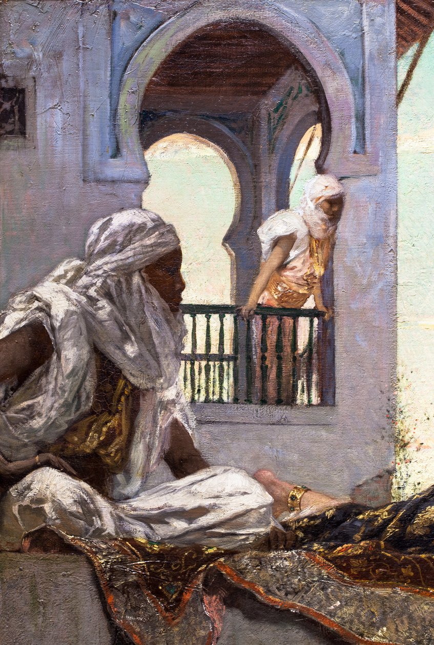 Abend auf den Terrassen (Marokko) von Jean Joseph Benjamin Constant