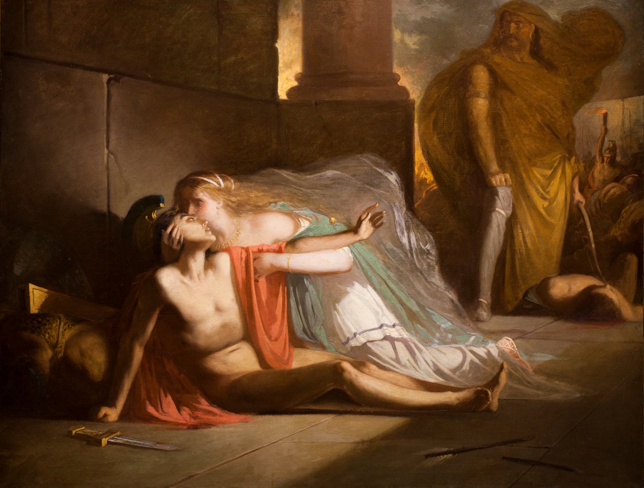 Der Tod des Alkibiades von Jean Joseph Benjamin Constant