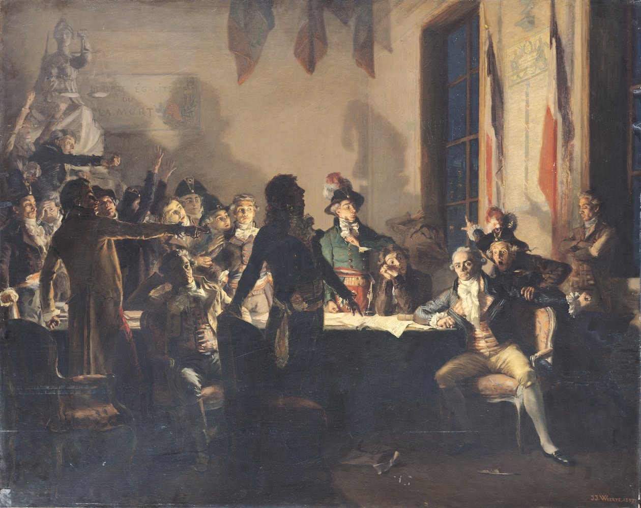 Die Nacht des 8. und 9. Thermidor, 27. bis 28. Juli 1794 von Jean Joseph Weerts