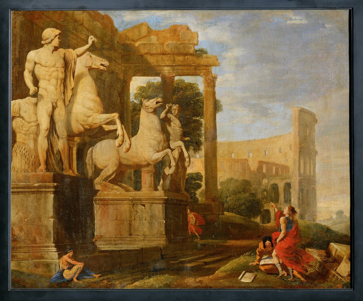 Landschaft mit den Dioskuren von Jean Lemaire