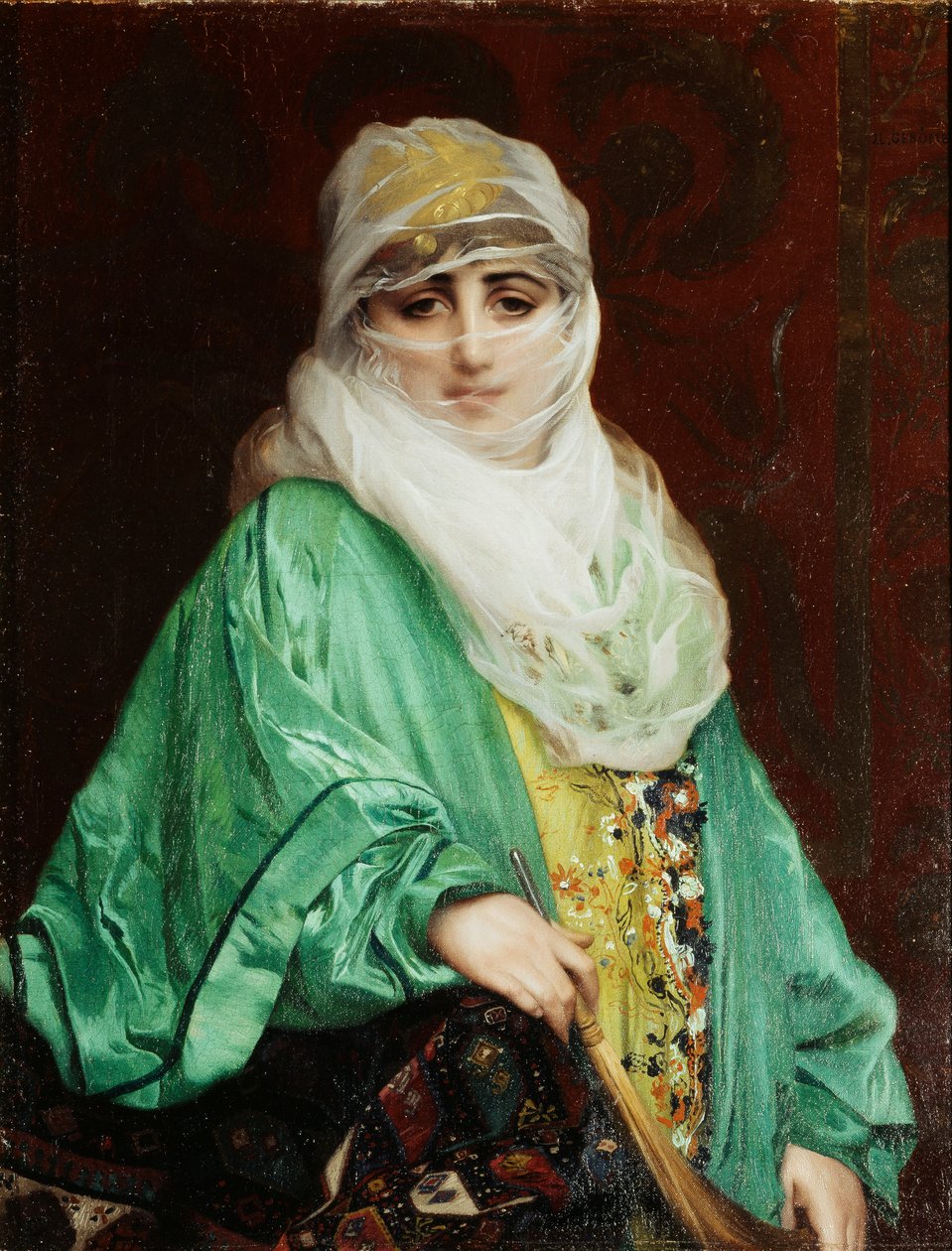 Frau aus Konstantinopel, stehend, ca. 1876 von Jean Leon Gerome