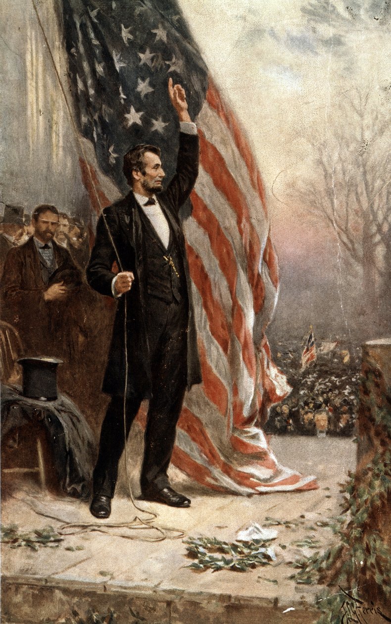 Präsident Abraham Lincoln von Jean Leon Gerome Ferris